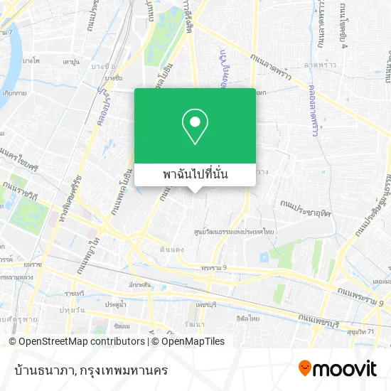 บ้านธนาภา แผนที่