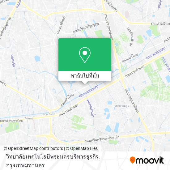 วิทยาลัยเทคโนโลยีพระนครบริหารธุรกิจ แผนที่