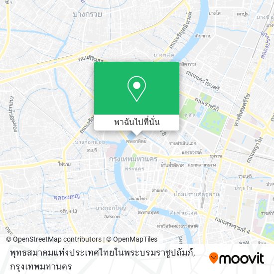 พุทธสมาคมแห่งประเทศไทยในพระบรมราชูปถัมภ์ แผนที่