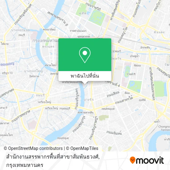 สำนักงานสรรพากรพื้นที่สาขาสัมพันธวงศ์ แผนที่