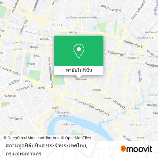 สถานทูตฟิลิปปินส์ ประจำประเทศไทย แผนที่