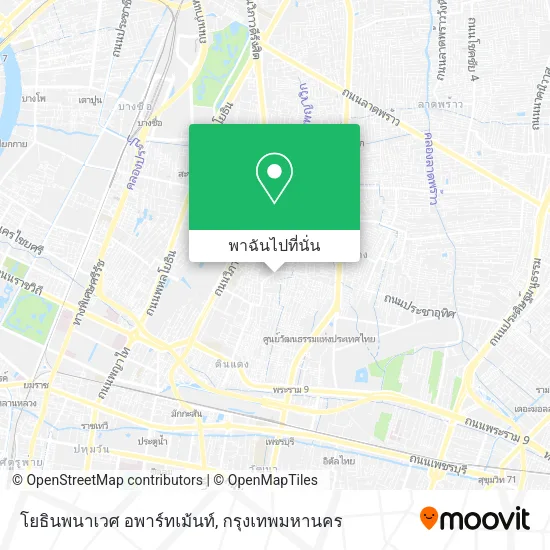 โยธินพนาเวศ อพาร์ทเม้นท์ แผนที่