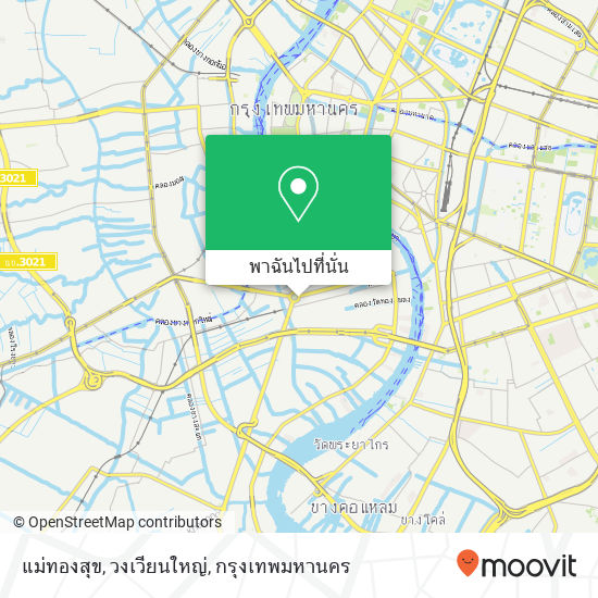 แม่ทองสุข, วงเวียนใหญ่ แผนที่