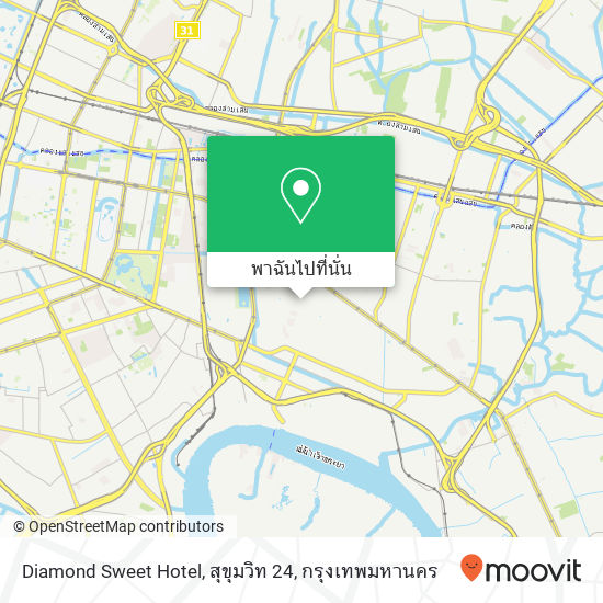 Diamond Sweet Hotel, สุขุมวิท 24 แผนที่