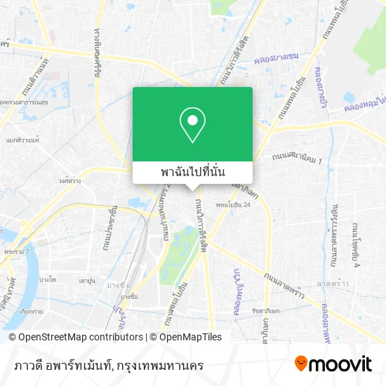 ภาวดี อพาร์ทเม้นท์ แผนที่