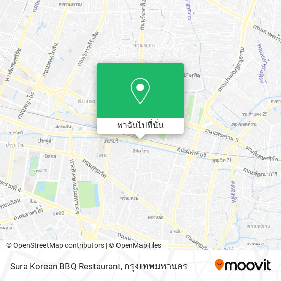 Sura Korean BBQ Restaurant แผนที่