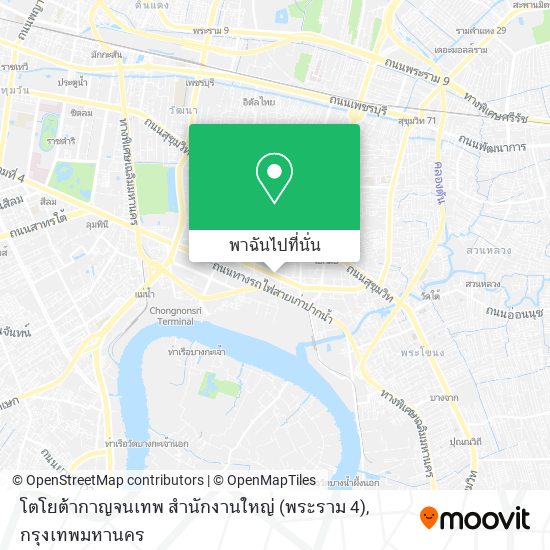 โตโยต้ากาญจนเทพ สำนักงานใหญ่ (พระราม 4) แผนที่