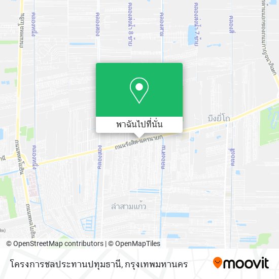 โครงการชลประทานปทุมธานี แผนที่