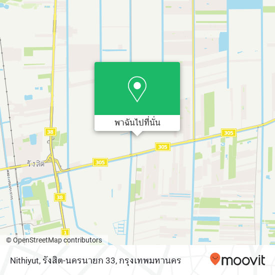 Nithiyut, รังสิต-นครนายก 33 แผนที่