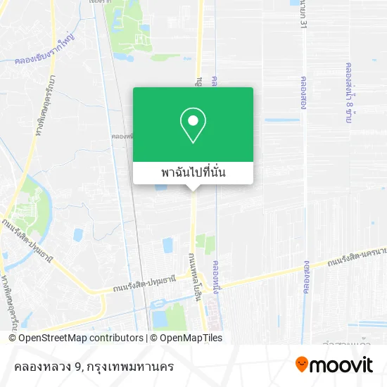คลองหลวง 9 แผนที่