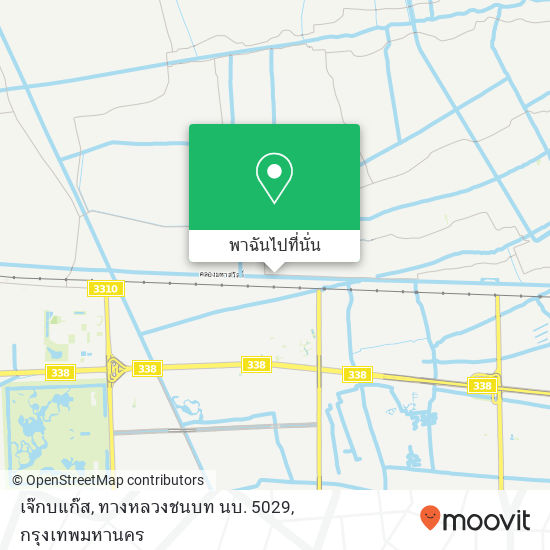 เจ๊กบแก๊ส, ทางหลวงชนบท นบ. 5029 แผนที่