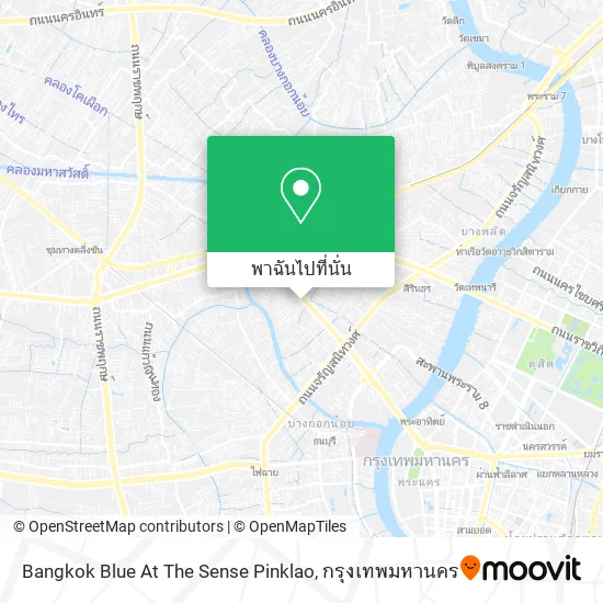 Bangkok Blue At The Sense Pinklao แผนที่