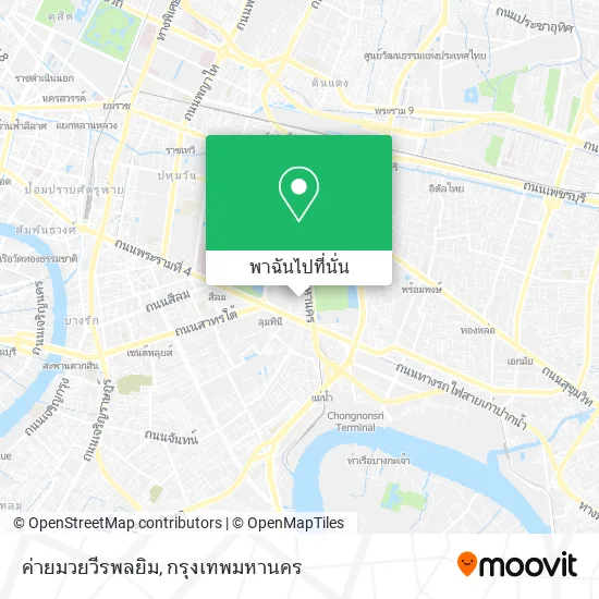 ค่ายมวยวีรพลยิม แผนที่