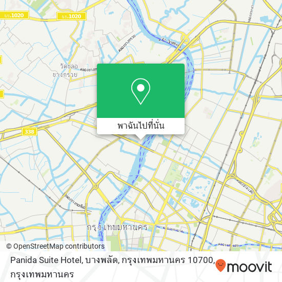 Panida Suite Hotel, บางพลัด, กรุงเทพมหานคร 10700 แผนที่