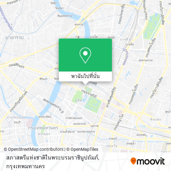 สภาสตรีแห่งชาติในพระบรมราชินูปถัมภ์ แผนที่