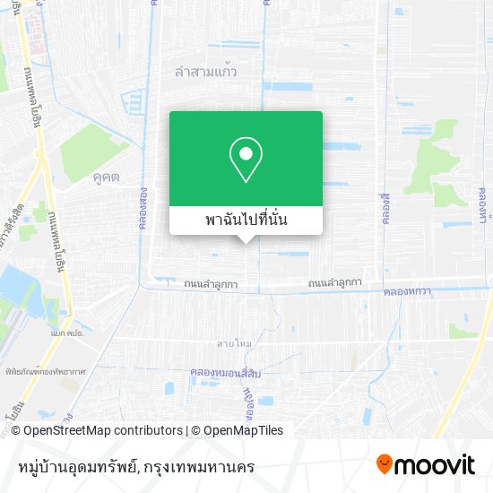 หมู่บ้านอุดมทรัพย์ แผนที่