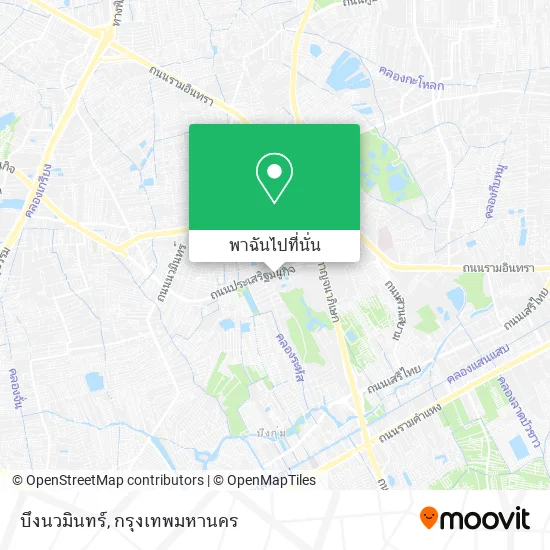 บึงนวมินทร์ แผนที่
