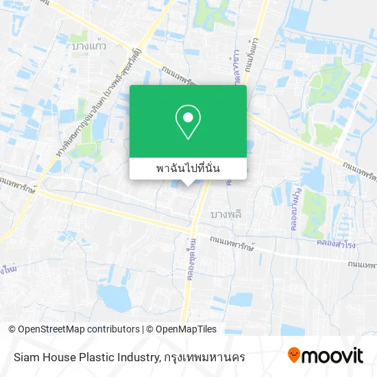 Siam House Plastic Industry แผนที่