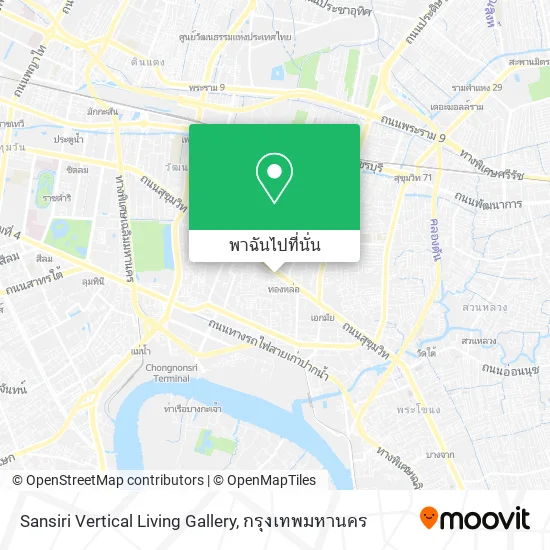 Sansiri Vertical Living Gallery แผนที่
