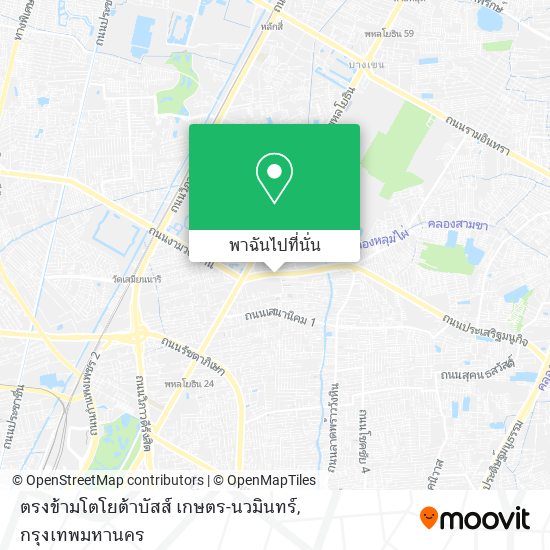ตรงข้ามโตโยต้าบัสส์ เกษตร-นวมินทร์ แผนที่