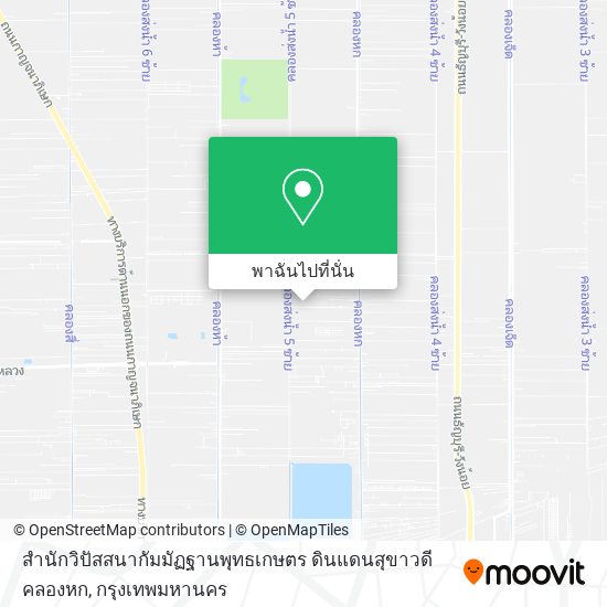 สำนักวิปัสสนากัมมัฏฐานพุทธเกษตร ดินแดนสุขาวดี คลองหก แผนที่