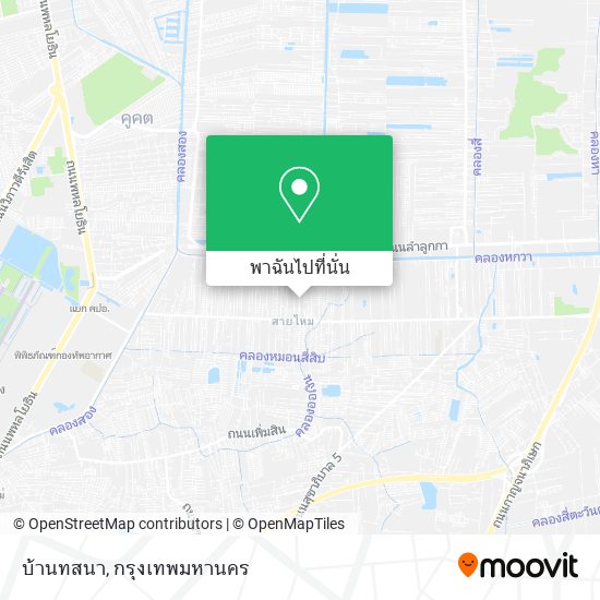 บ้านทสนา แผนที่