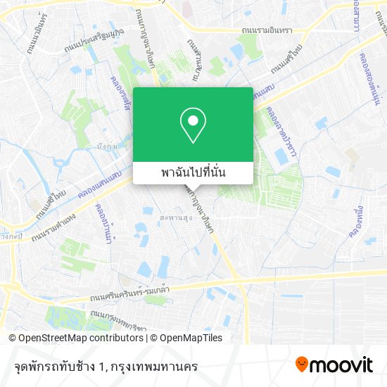 จุดพักรถทับช้าง 1 แผนที่