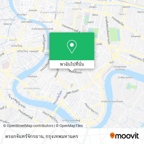 ตรอกจันทร์จักรยาน แผนที่
