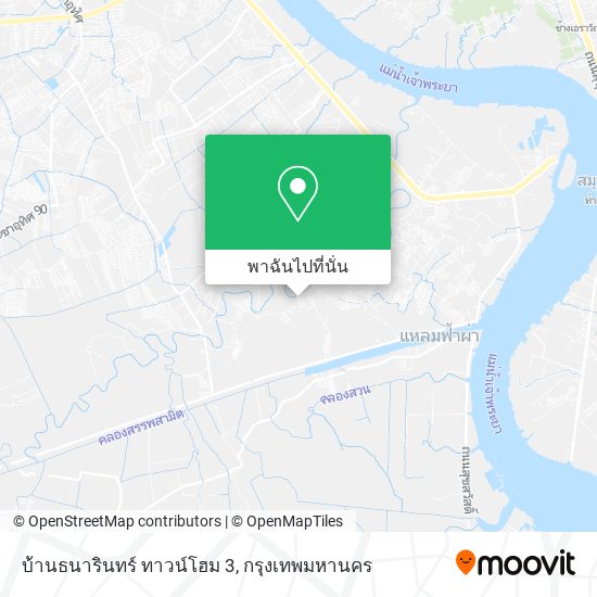 บ้านธนารินทร์ ทาวน์โฮม 3 แผนที่