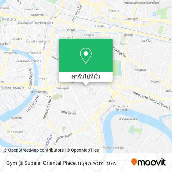 Gym @ Supalai Oriental Place แผนที่