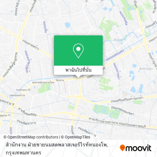 สำนักงาน ฝ่ายขายนมสดพลาสเจอร์ไรท์หนองโพ แผนที่