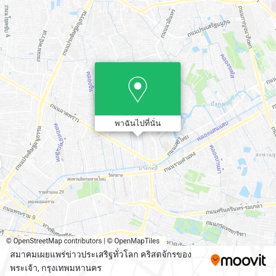 สมาคมเผยแพร่ข่าวประเสริฐทั่วโลก คริสตจักรของพระเจ้า แผนที่