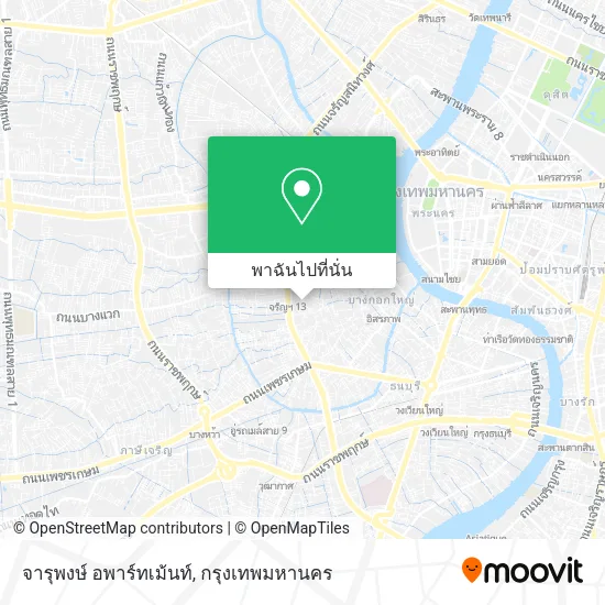 จารุพงษ์ อพาร์ทเม้นท์ แผนที่