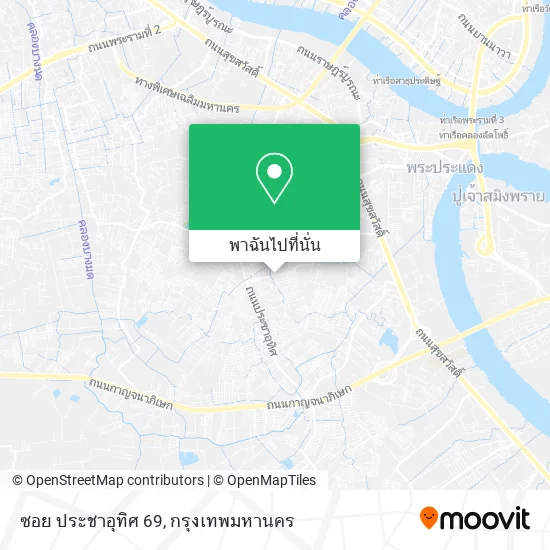 ซอย ประชาอุทิศ 69 แผนที่
