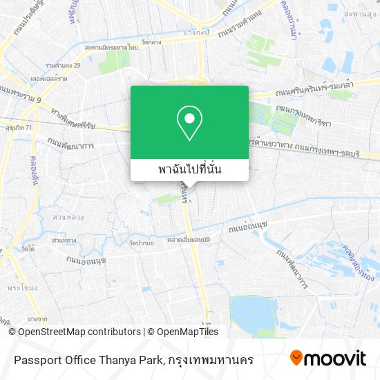 Passport Office Thanya Park แผนที่