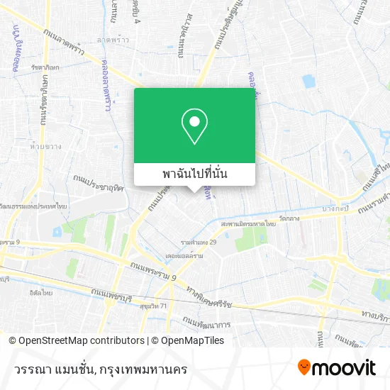 วรรณา แมนชั่น แผนที่