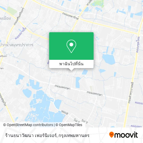 ร้านธนาวัฒนา เฟอร์นิเจอร์ แผนที่