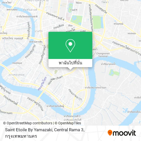 Saint Etoile By Yamazaki, Central Rama 3 แผนที่