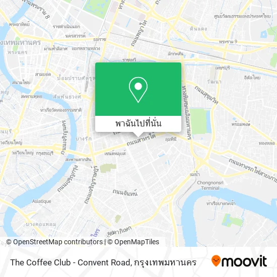 The Coffee Club - Convent Road แผนที่