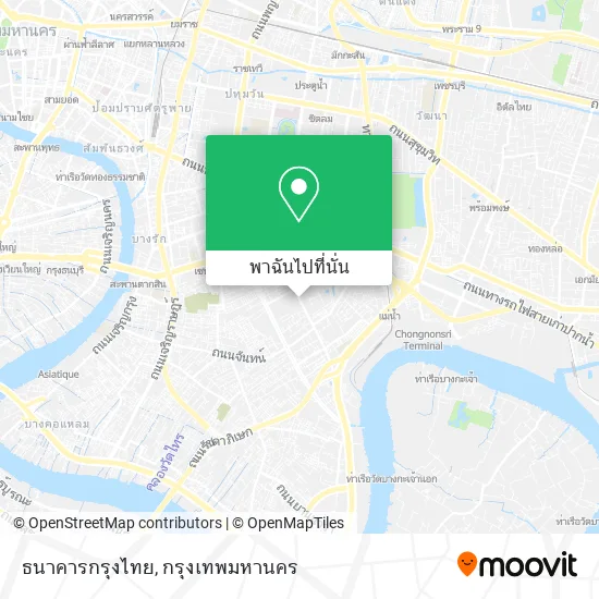 ธนาคารกรุงไทย แผนที่