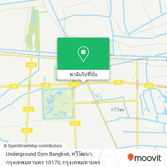 Underground Gym Bangkok, ทวีวัฒนา, กรุงเทพมหานคร 10170 แผนที่