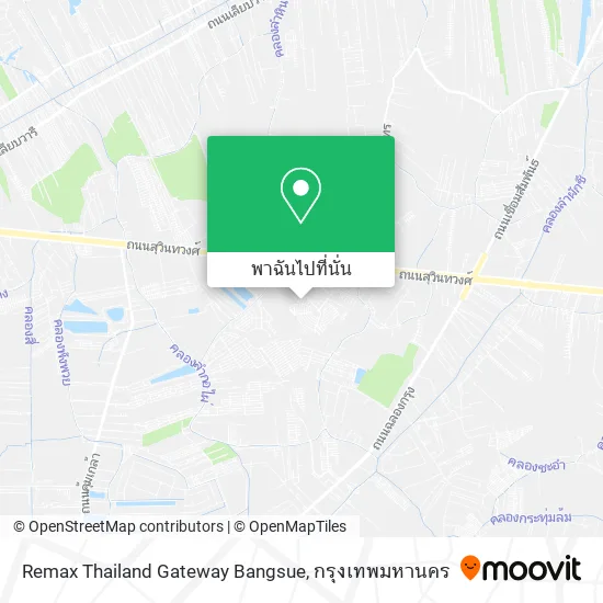 Remax Thailand Gateway Bangsue แผนที่