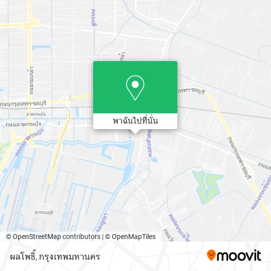ผลโพธิ์ แผนที่