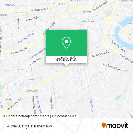 14 เพลส แผนที่