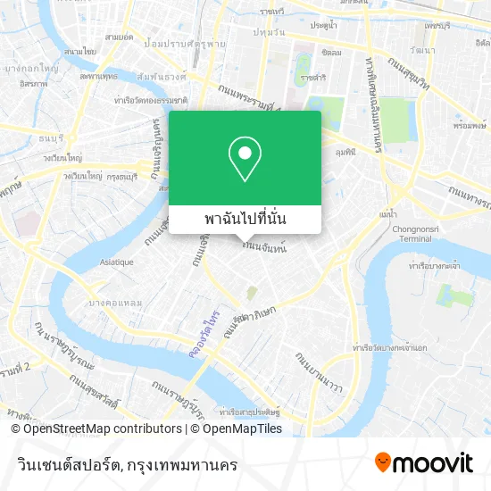 วินเซนต์สปอร์ต แผนที่