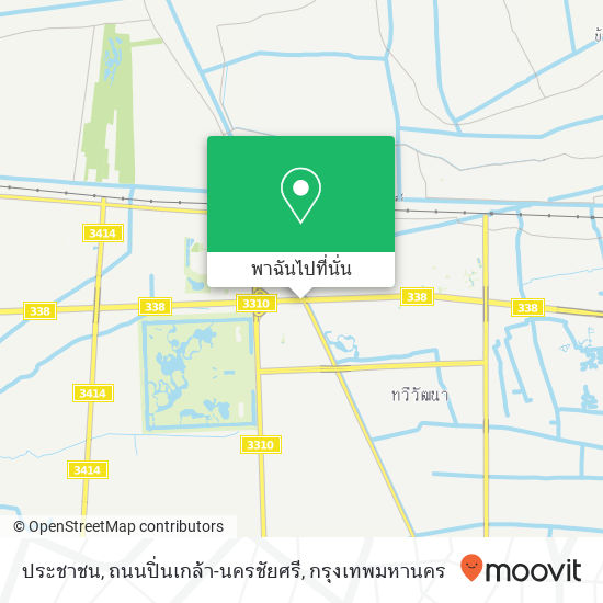 ประชาชน, ถนนปิ่นเกล้า-นครชัยศรี แผนที่