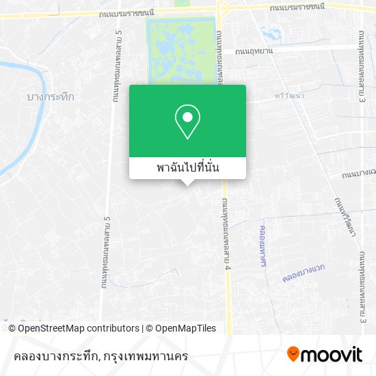 คลองบางกระทึก แผนที่