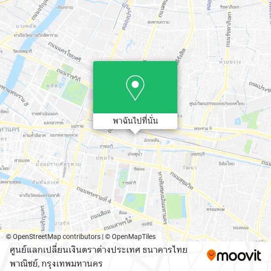 ศูนย์แลกเปลี่ยนเงินตราต่างประเทศ ธนาคารไทยพาณิชย์ แผนที่