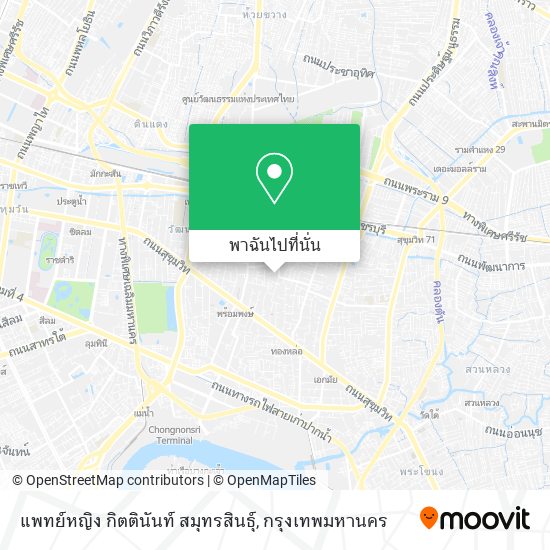 แพทย์หญิง กิตตินันท์ สมุทรสินธุ์ แผนที่