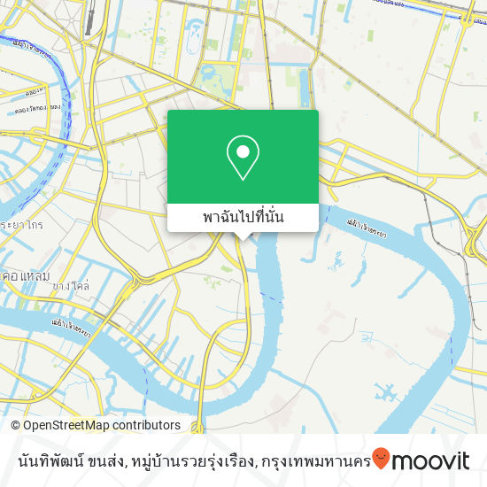 นันทิพัฒน์ ขนส่ง, หมู่บ้านรวยรุ่งเรือง แผนที่